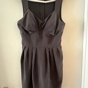 Elegant Sleeveless Gray Mini Dress